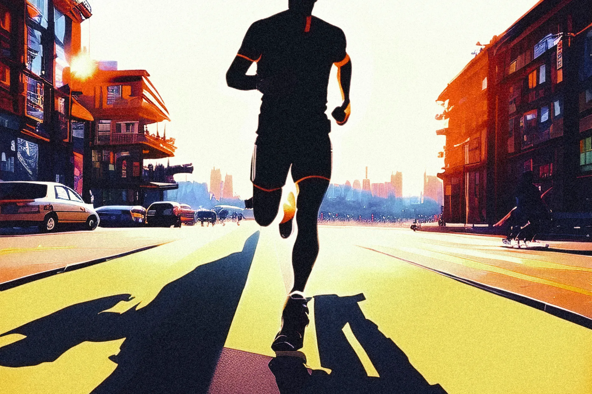 Futuristic runner